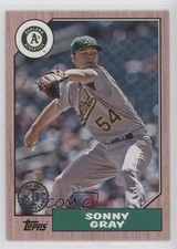 2017 Topps 1987 Topps Baseball 30th Anniversary Red 24/25 Sonny Gray #87-87 nd3