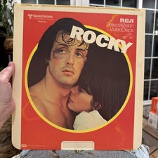 Vintage 1976 Rocky RCA SelectaVision CED VideoDisc Sylvester Stallone Film Works
