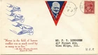 CANADA 1942 WWII patriotic FDC cover Ottawa to Toronto to Glrn Ellyn, Illinois