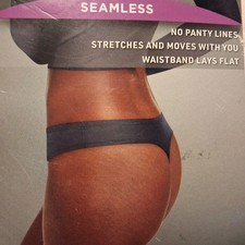 Women's Hanes 6 Comfort Flex Fit Seamless Tagless Thongs Size 2XL New in Package