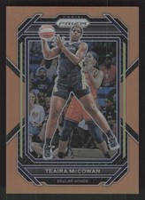 2023 Panini Prizm WNBA #52 Teaira McCowan Orange #/99