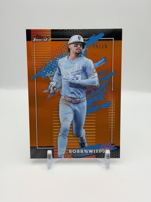 Bobby Witt Jr. 2026 Topps Finest Orange /25 Uncommon #107