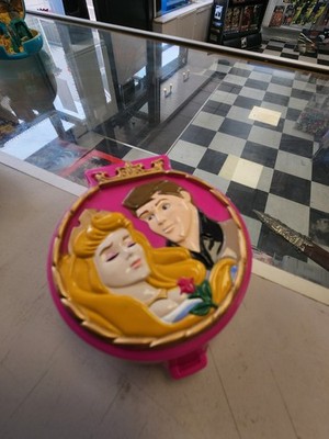 Disney Vintage Polly Pocket Dornröschen Kompakt Spielset - Komplett