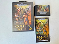 Sega Genesis Golden Axe II - 1991 - Box/Cartridge & Manual - VGC untested