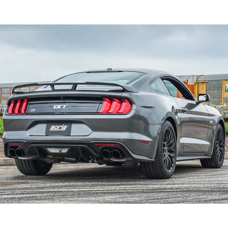 Escape trasero de acero inoxidable tipo S Borla 140742BC para Ford Mustang GT 5.0 2018-23 Foto 2 de 4