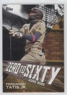 2021 Topps Zero to Sixty Black 99/299 Fernando Tatis Jr #ZTS-20 jc3