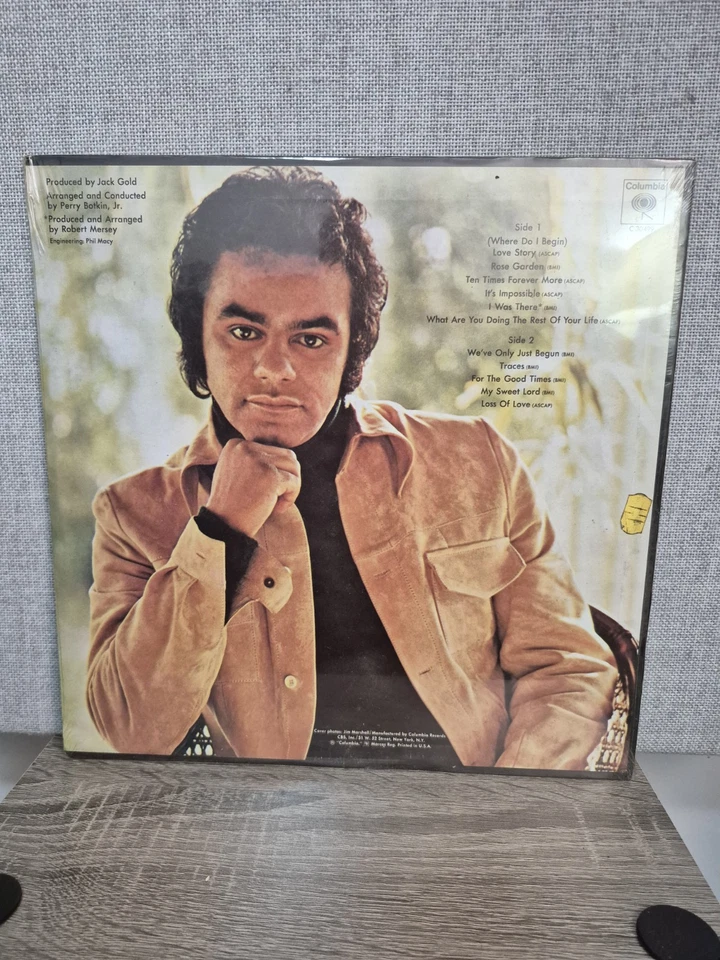 JOHNNY MATHIS Love Story - SEALED - C 30499 - RECORD - EASY LISTENING - Image 2 of 2
