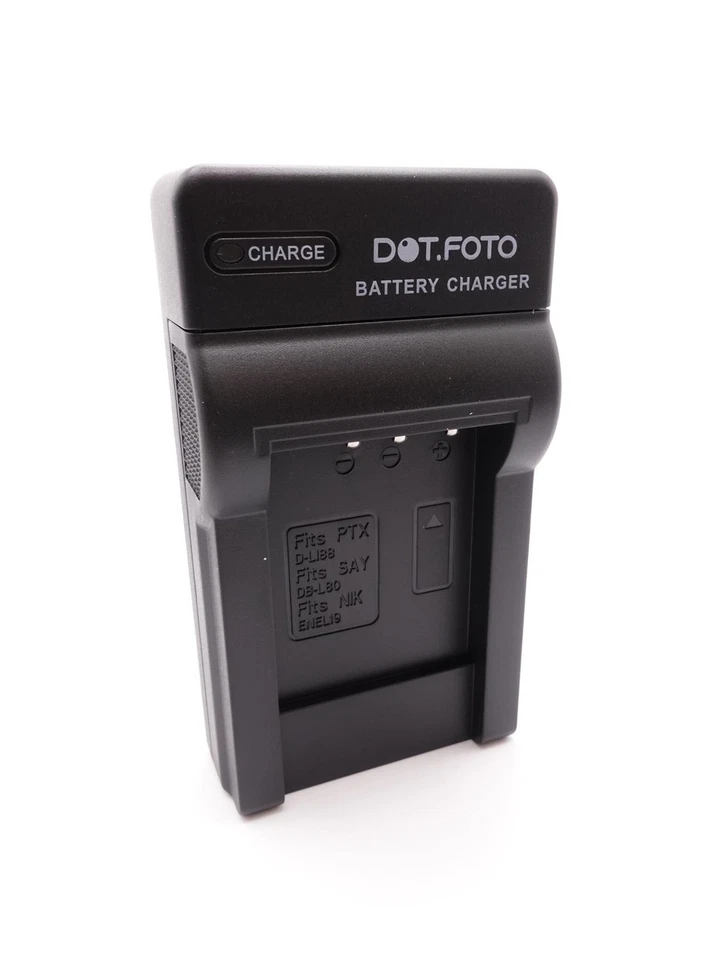D-LI88 Compact USB Battery Charger for Pentax Optio H90, P70, P80, WS80, W90 - Image 2 of 4