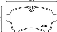 Hella 8DB 355 005-551 Bremsbelagsatz, Scheibenbremse Hinten Passend FüR Iveco
