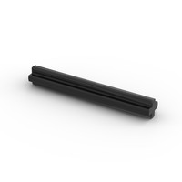 Lego Technic 25X Kreuz Achse 4L Axle 3705 Schwarz Black