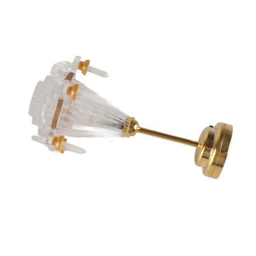 Miniature Chandelier 1/12 Scaled Ceiling Lamp With 5 Candles For Dollhouse WICW - Picture 7 of 22