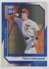 2021 Panini Elite Extra Edition Aspirations Blue 140/249 Max Ferguson #160 0c6