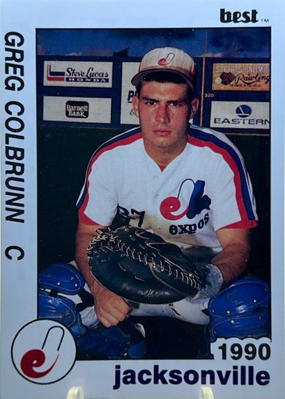 1990 Best Jacksonville Expos #1 Greg Colbrunn Catcher