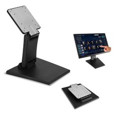 Lay Flat Monitor Stand,Adjustable LCD TV Stand Folding Metal Monitor Desk