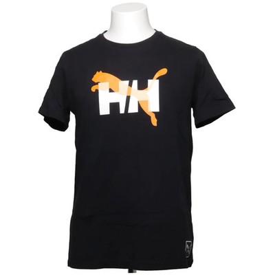 Puma x Helly Hansen, T-shirt, Größe: M, Schwarz, Baumwolle/Elasthan, Print #lcg