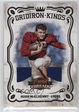 2010 Panini Threads Pro Gridiron Kings Materials 85/100 Hugh McElhenny HOF 10lp