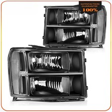 For 2007-2013 Gmc Sierra 150007-14 Sierra 2500hd 3500hd Black Lhrh Headlights For 2007-2013 Gmc Sierra 150007-14 Sierra 2500hd 3500hd Black Lhrh Headlights