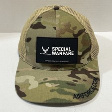 Air Force Camo Mesh SnapBack Cap Made In The USA Hat Military Special Warfare