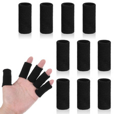 Dimeho 10 Pcs Finger Sleeves Protectors, Sport Finger Splints Elastic Thumb Spli
