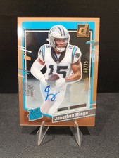 2023 Panini Clearly Donruss Basketball Jonathan Mingo Rated Rookie Auto/75
