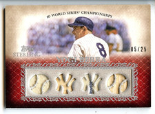 2009 MLB TOPPS STERLING YOGI BERRA #4CCR-29 GAME USED MEMORABILIA 5/25 YANKEES