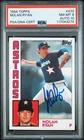 1984 Topps #470 Nolan Ryan signed auto card PSA DNA 8 10