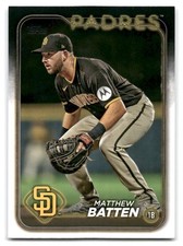 Matthew Batten 2024 Topps Baseball #384 San Diego Padres