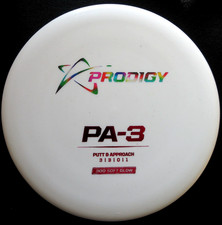 Prodigy 300 GLOW PA-3 putter / approach disc ...