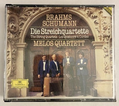 BRAHMS SCHUMANN DIE STREICHQUARTETTE MELOS QUARTETT GERMANY 3 CD SET