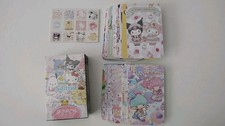 92 Pc Sanrio Lomo Deck Photo Cards 60 Cards, 32 Stickers Open Box