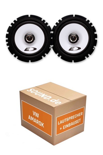 Lautsprecher Boxen Hinten Alpine SXE-1725 FüR VW Amarok 2X Tief-MitteltöNer Mit-image