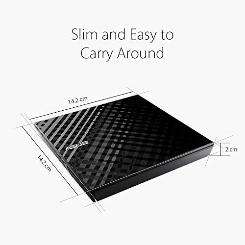 kb09 Asus Bus-Powered Portable DVD Drive Windows10 Slim Black - Image 4 of 4