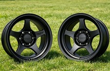2 Pack Falcon 17 X 9 Inch Wheels T2 Series Full Matte Black 6-lug Wheel 2 Pack Falcon 17 X 9 Inch Wheels T2 Series Full Matte Black 6-lug Wheel