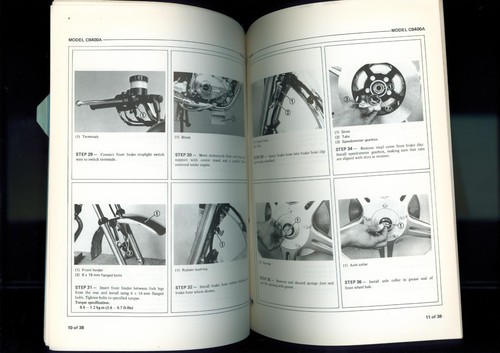 Honda CB400A Hondamatic (78-81) Factory Set-Up Manual CB 400 A Hawk Auto EX68 - Picture 7 of 22