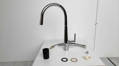 Küchenarmatur Welltime Chrom C-Auslauf