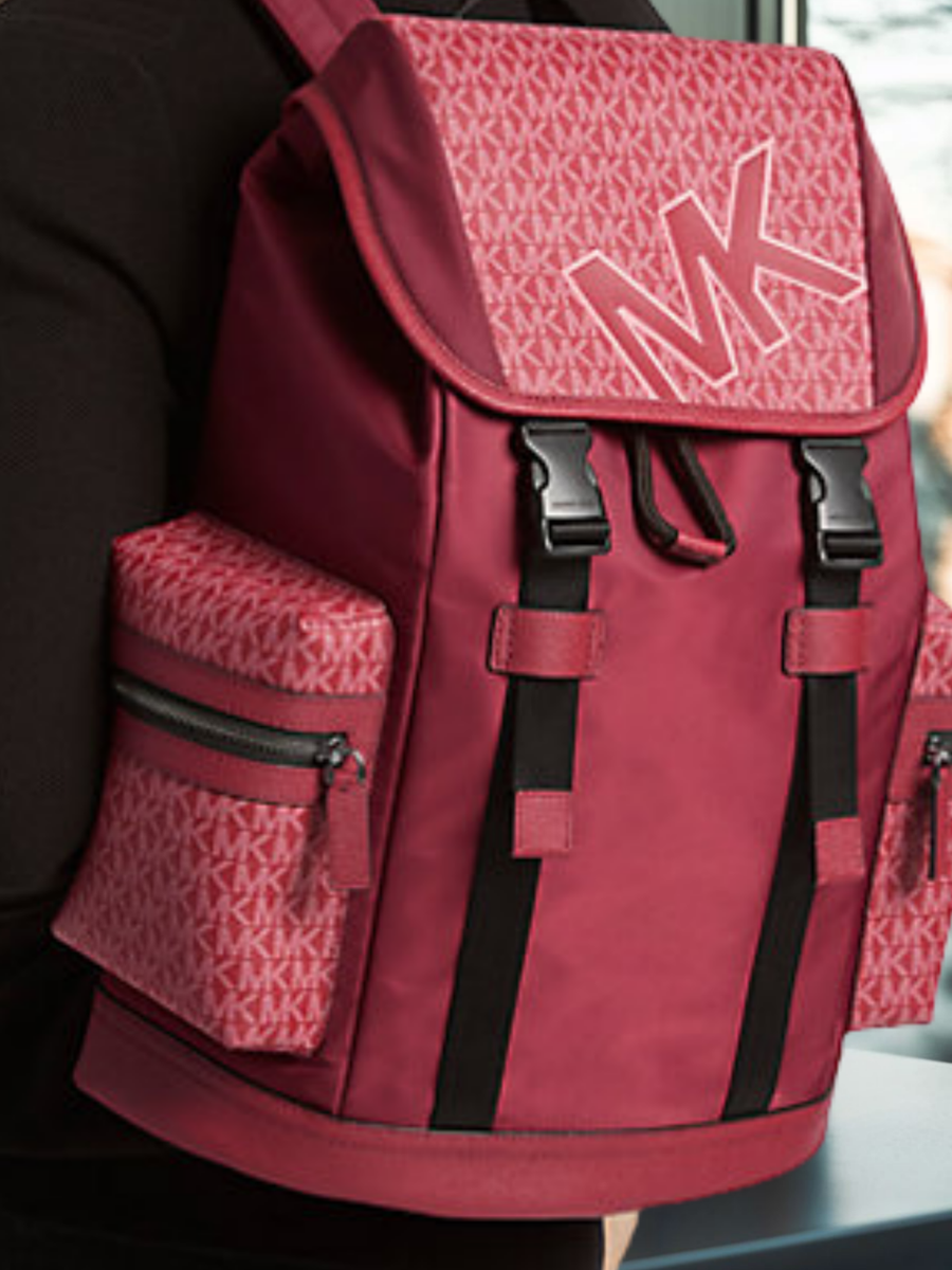 Michael Kors Cooper Men Ladies MK Logo and Nylon Cherry Travel