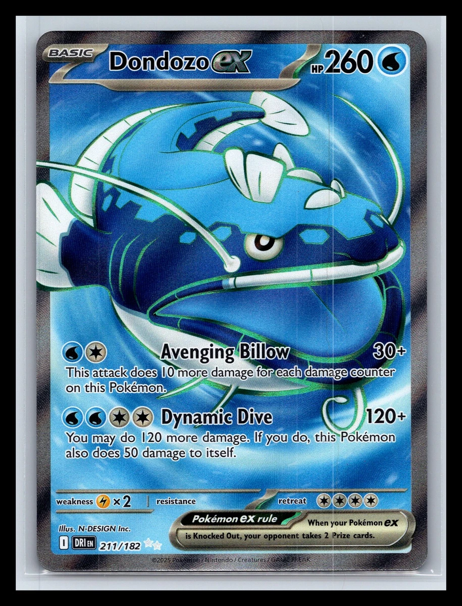 Dondozo Ex Pokémon TCG Cards for sale | eBay