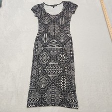 Derek Heart bodycon Tube Dress Size Small Sexy Party Cocktail Geometric Black