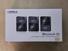 Comica BoomX-D D2 2.4G Digital 1-Trigger-2 Wireless Lavalier Microphone