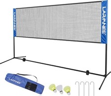 300 cm/400 cm/500 cm Badmintonnetz Volleyballnetz h&ouml;henverstellbare Stangen