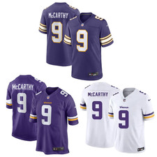 J.J. 9 McCarthy Men's Stitched Jersey Purple/Purple Alternate/ White