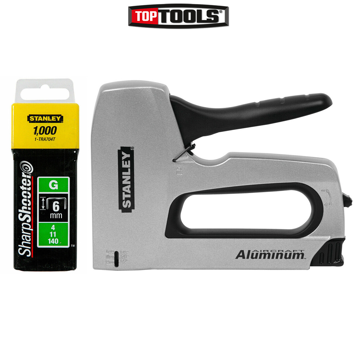 Stanley 0TR150HL HeavyDuty Sharp Shooter Staple Gun With 6mm x 1000