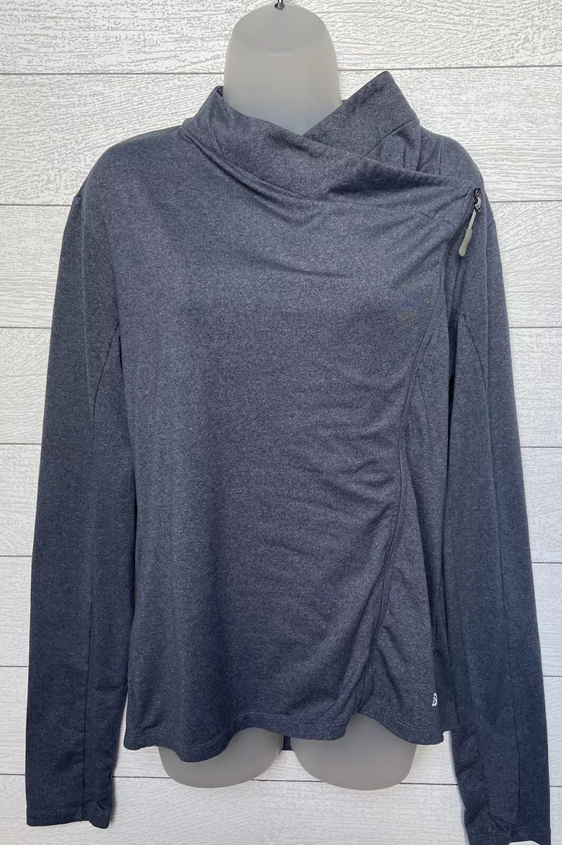 Bench Multi Purpose Asymmetrical Full Zip Gray Full Zip Jacket Size Medium