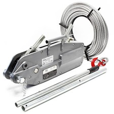 Seilzug 3200kg Greifzug 20m Drahtseil Ø16mm Handseilzug Forstseilwinde Seilwinde