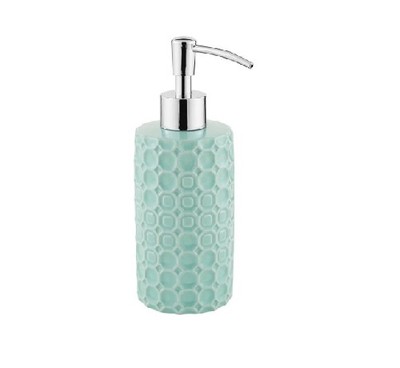 Mainstays Groovy Medallion Mint Lotion/Soap Pump Dispenser