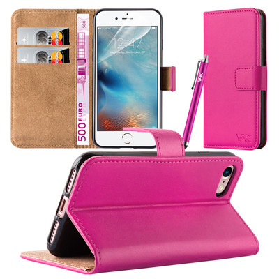 Für Apple iPhone 7,7 Plus Handyhülle Leder Wallet Cover r