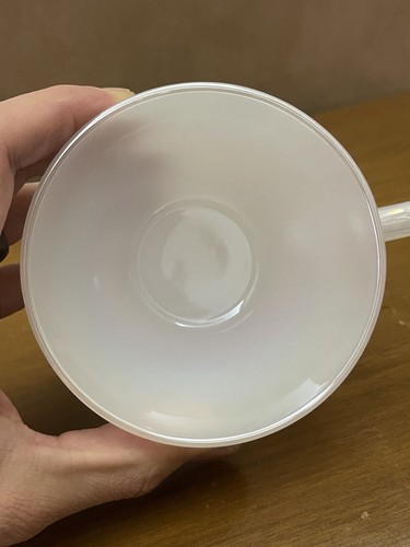 1 taza de café iridiscente con punto de diamante federal de vidrio Moonglow - Imagen 11 de 11