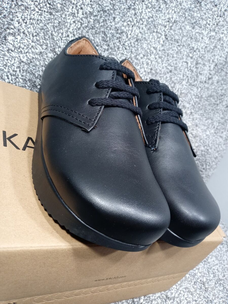 New Kalso Earth Shoes Faroe Lokah Black Glove Leather Sz 7.5 New Kalso Earth Shoes Faroe Lokah Black Glove Leather Sz 7.5