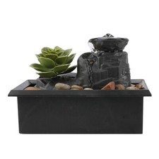 Batteria USB Fontana Acqua Desktop Acqua Fluente Cascata Home Ornamento Ha