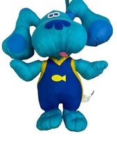 Vintage Fisher Price Blues Clues 11" Beach Party Bath Time Plush- Nickelodeon Jr